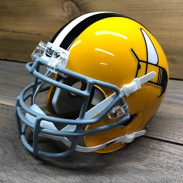 Charlotte WFL Hornets mini helmet Royal Retros