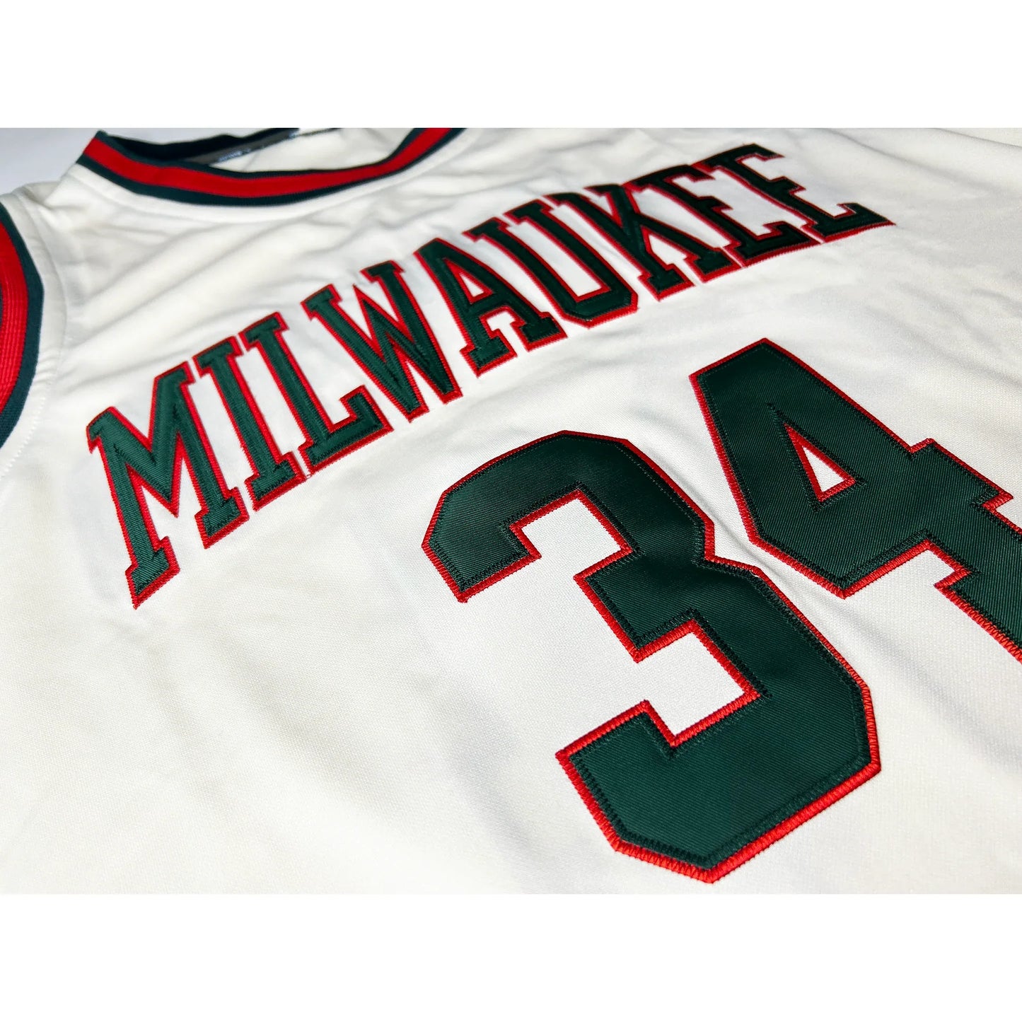Milwaukee Cream Collection Basketball Jersey - Jerseys