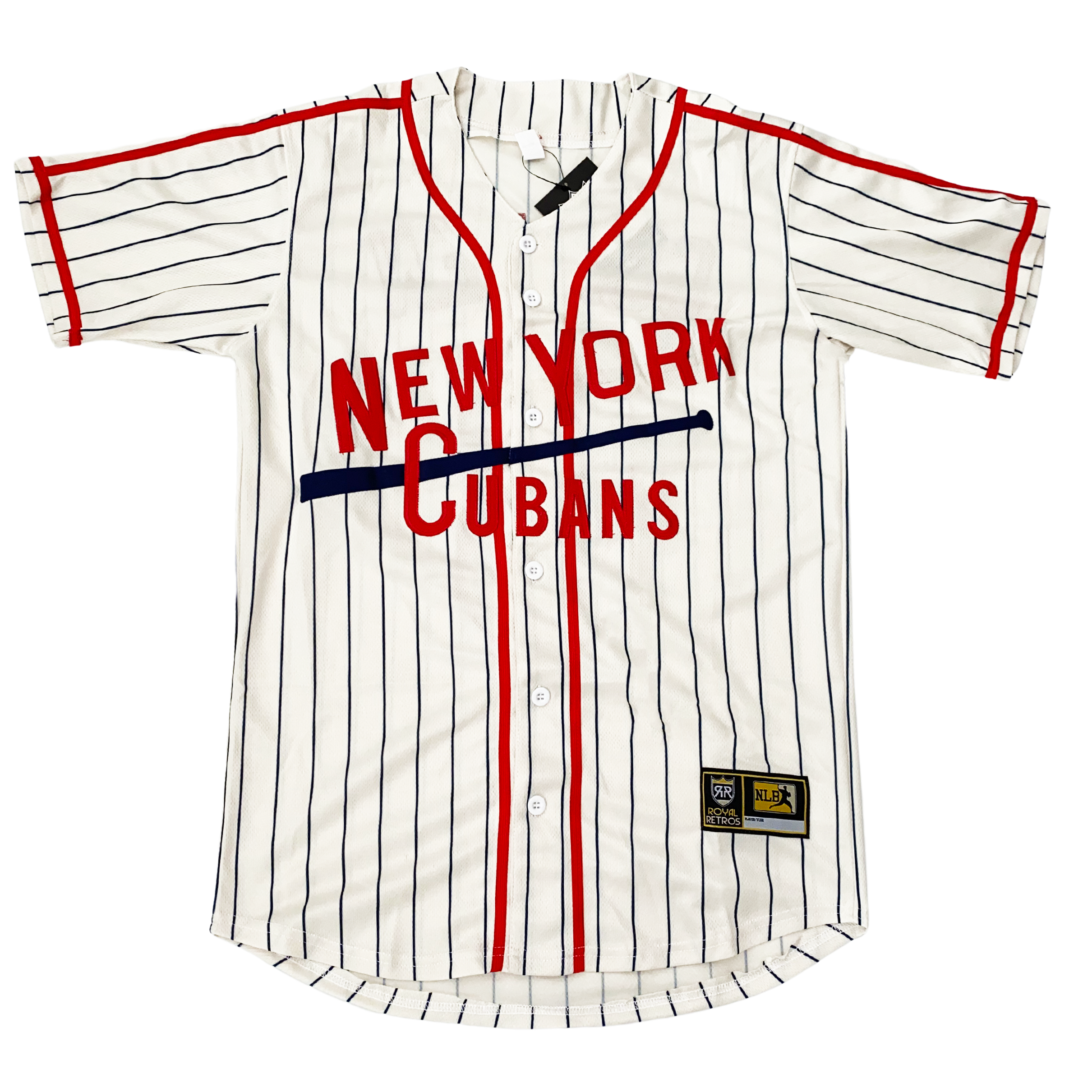 New York Cubans NLB Jersey, XL / Cream