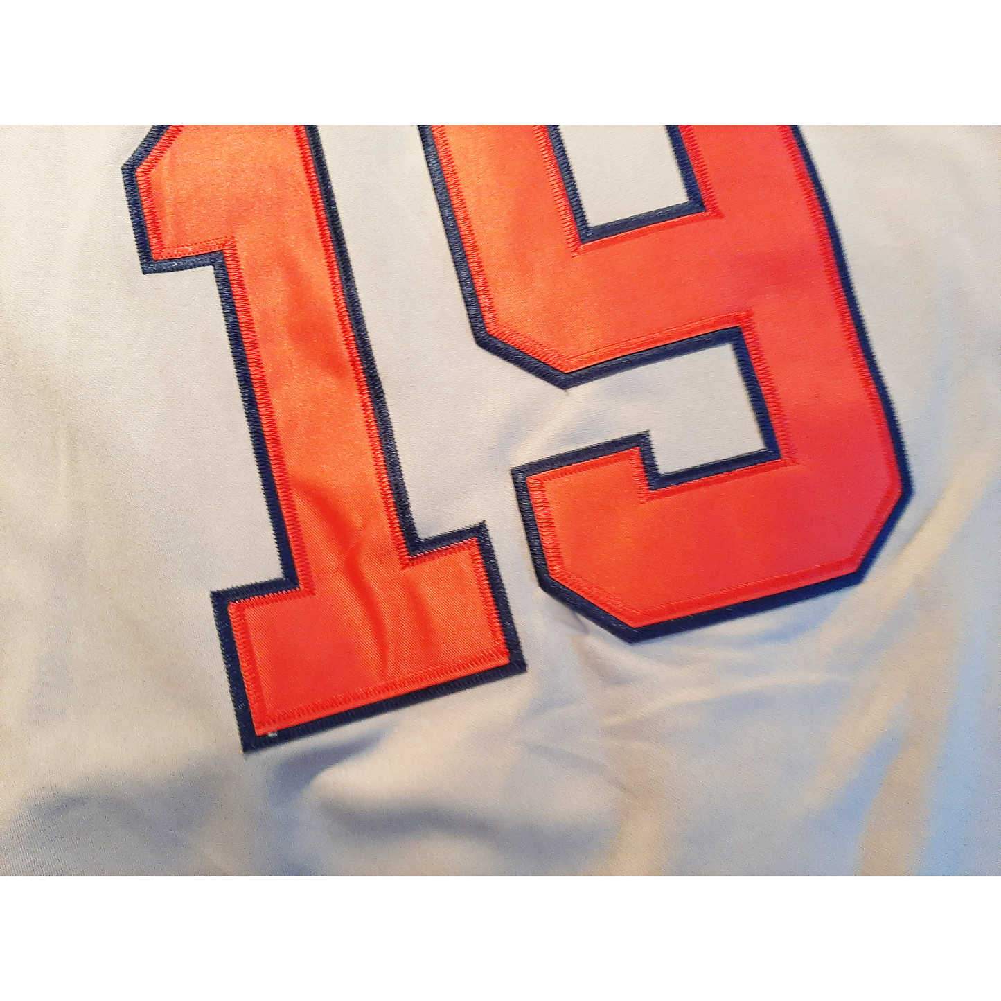 Orange and blue number 19 Phoenix Firebirds jersey for fans and athletes