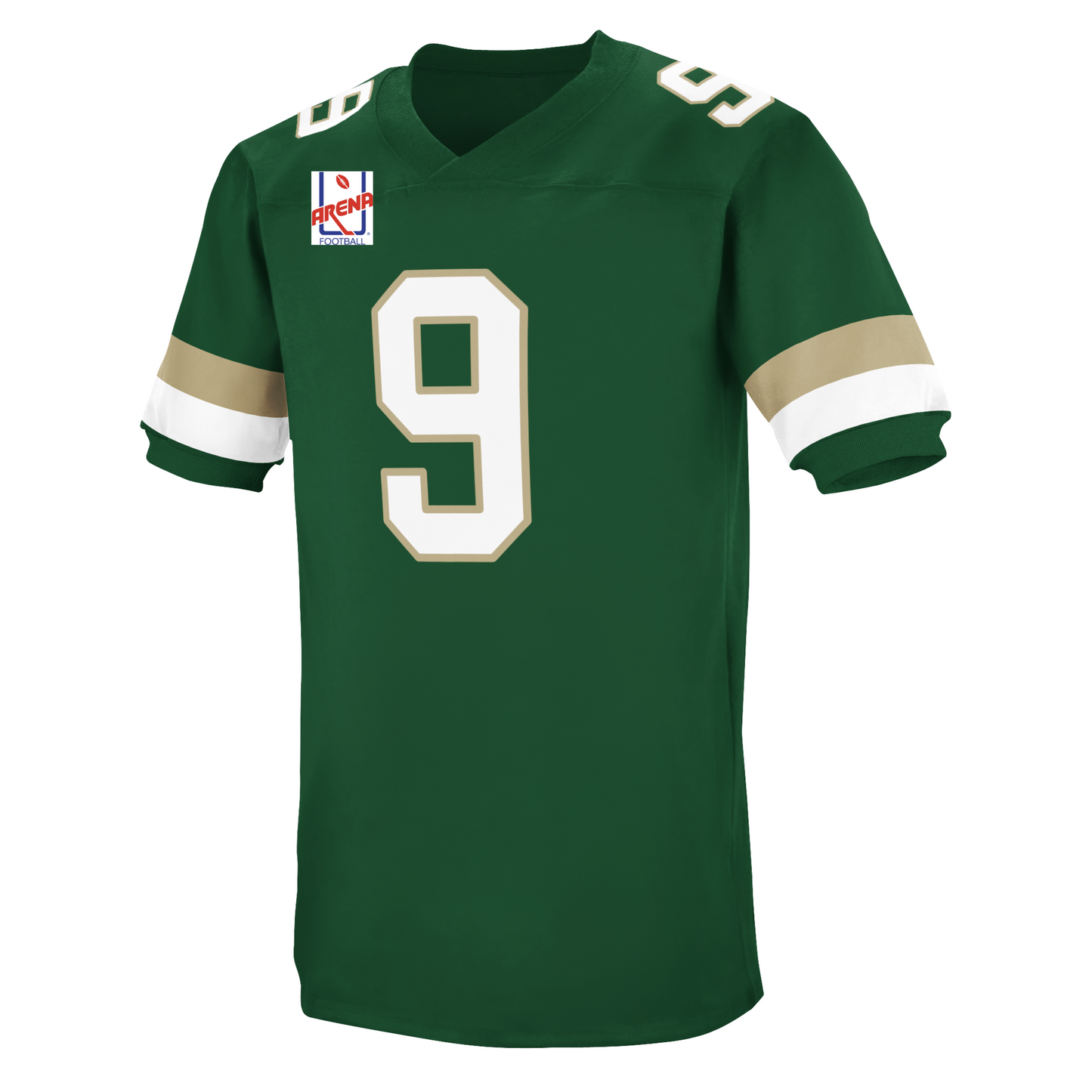 Green Pittsburgh Gladiators AFL jersey featuring the number nine for vintage sports fans
