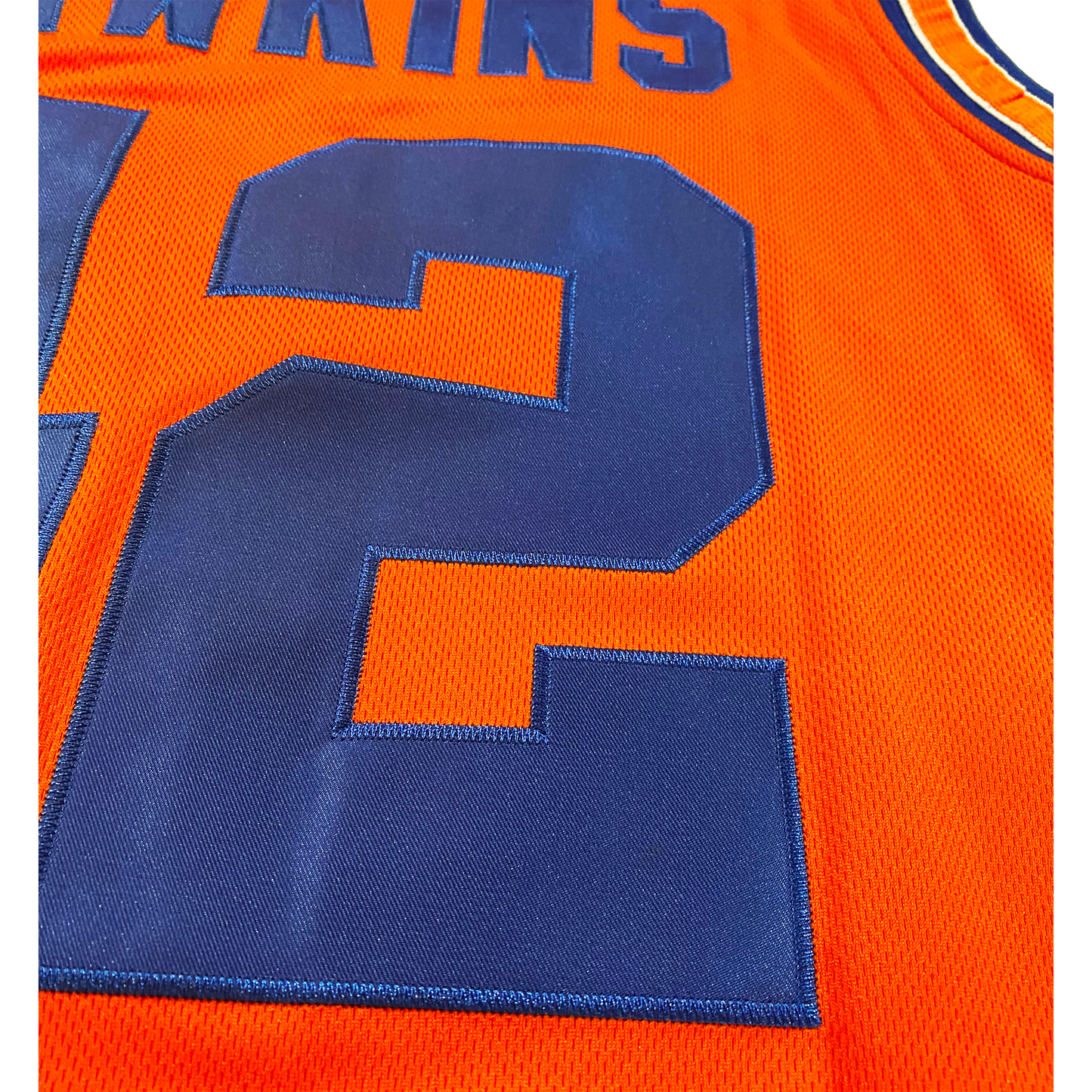 Orange Pittsburgh Pipers Jersey featuring blue number, celebrating ABA Championship crown