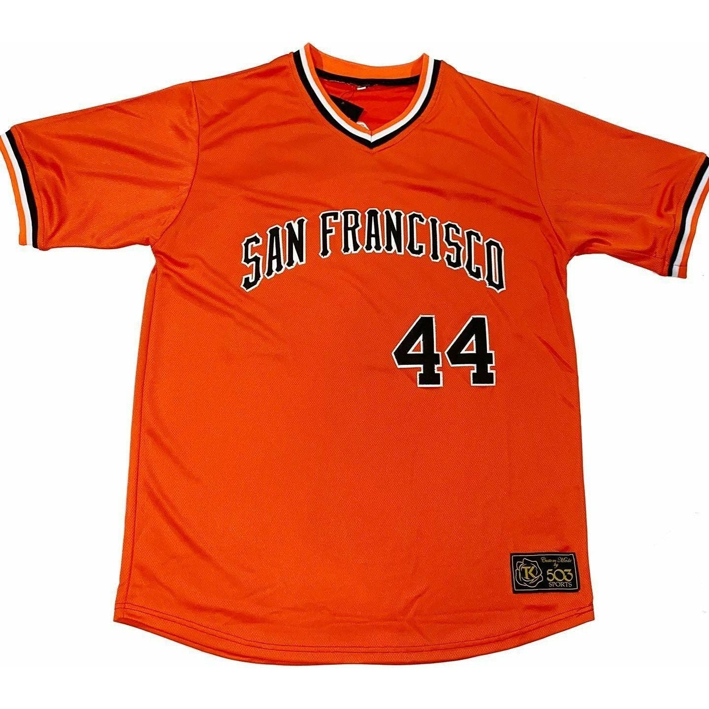 San Francisco Pullover Baseball Jersey - Black - Medium - Royal Retros