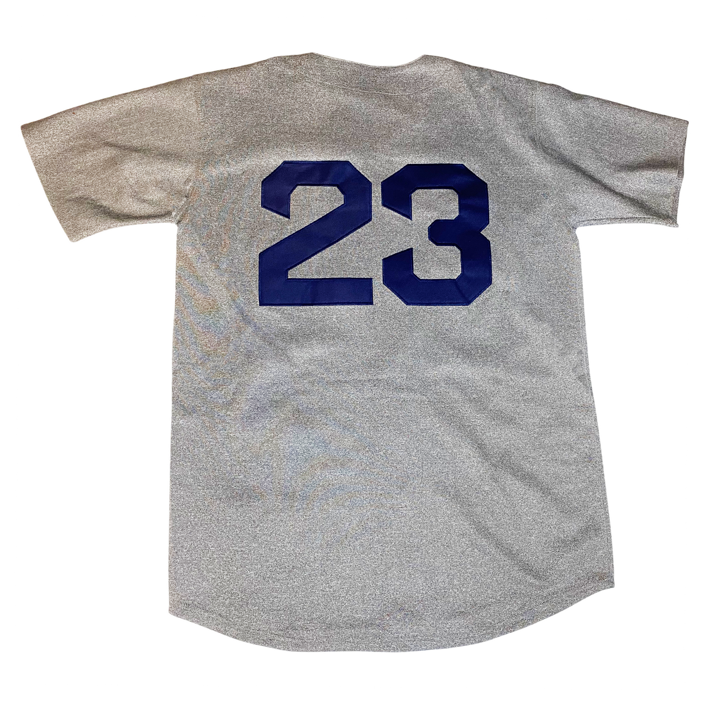 Senators Classic W Jersey pepper gray with blue numbers on back Royal Retros