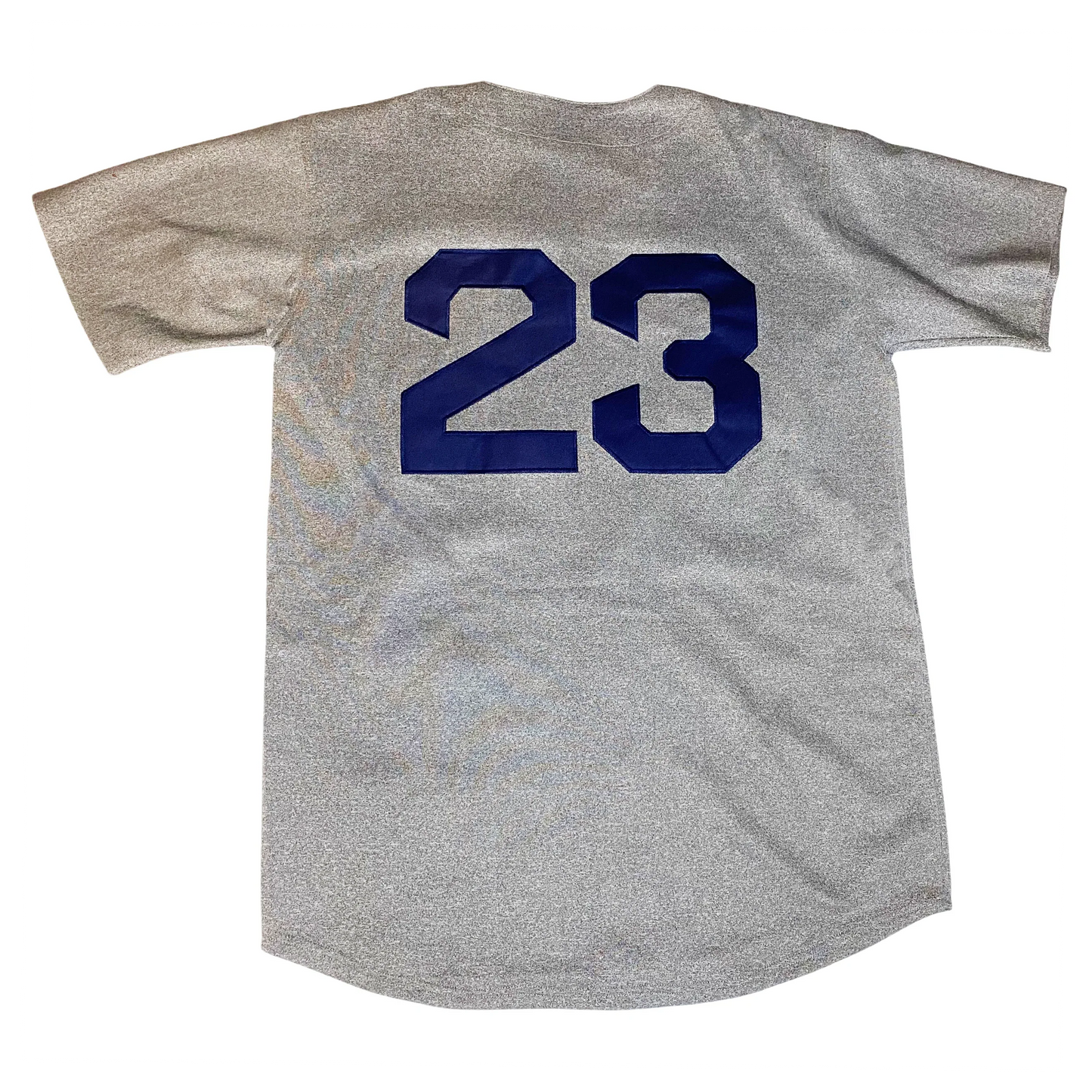 Senators Classic W Jersey pepper gray with blue numbers on back Royal Retros