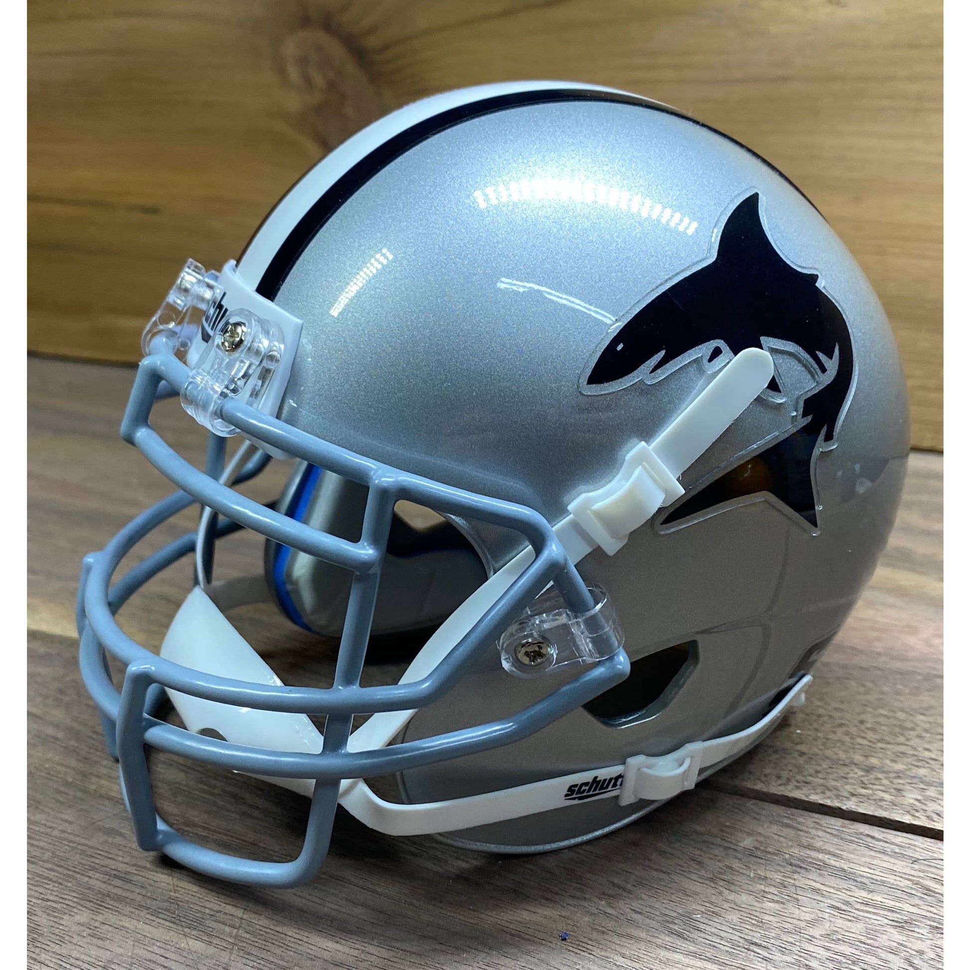 Jacksonville Sharks WFL Mini Helmet Royal Retros
