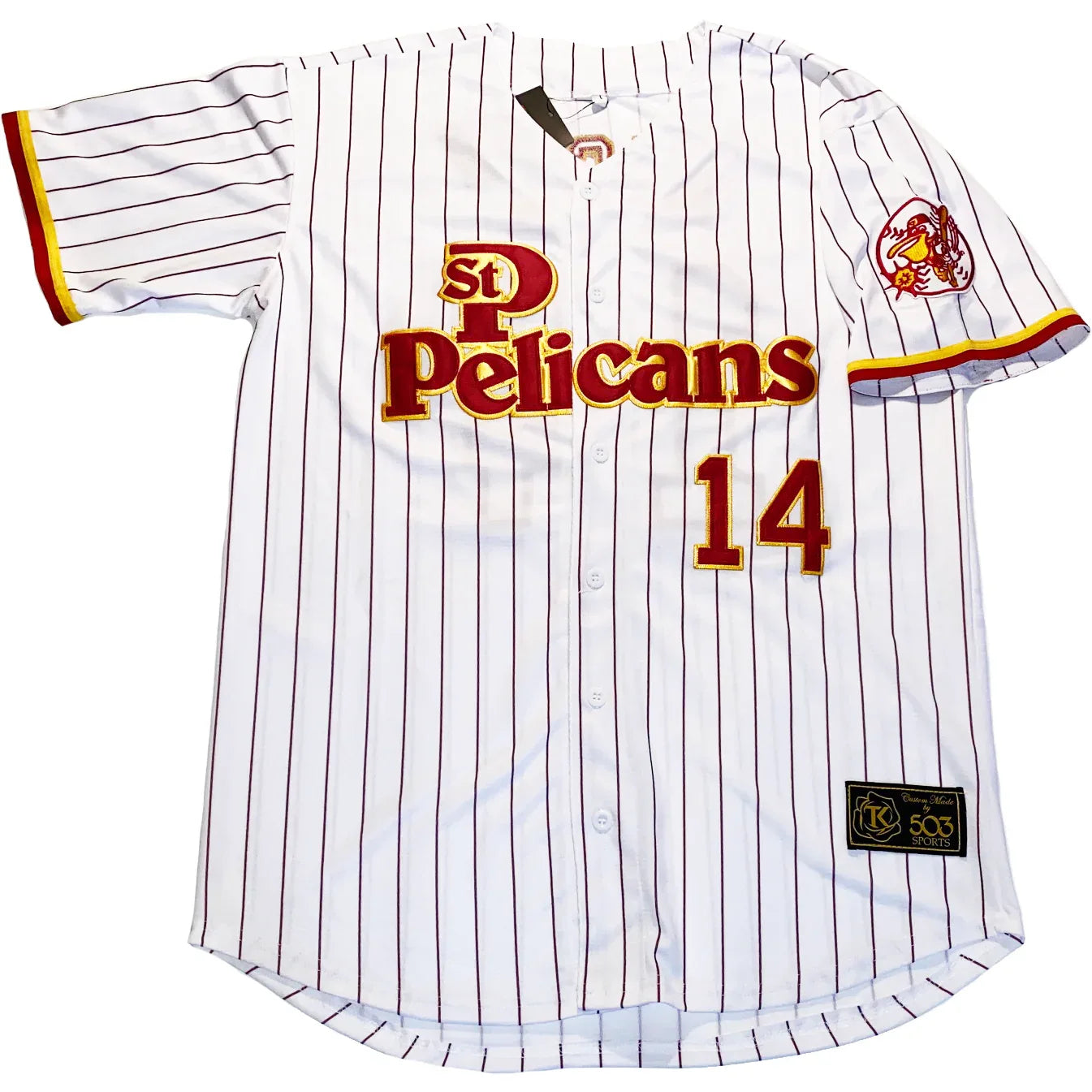 St Petersburg Pelicans Jersey, Small / Maroon St Petersburg Pelicans Jersey, Small / Maroon