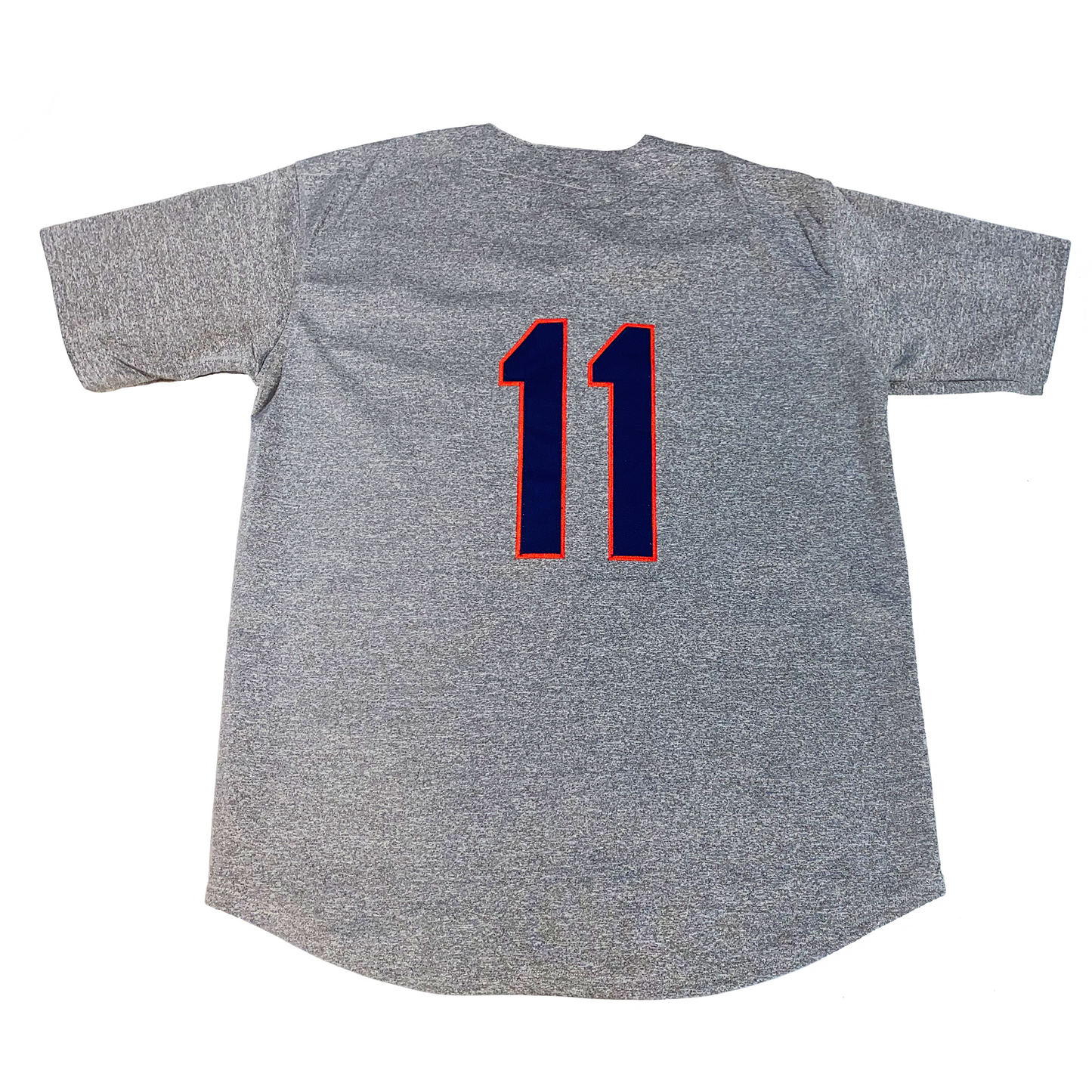 1950 Senators Jersey pepper gray back with blue numbers in red trim Royal Retros