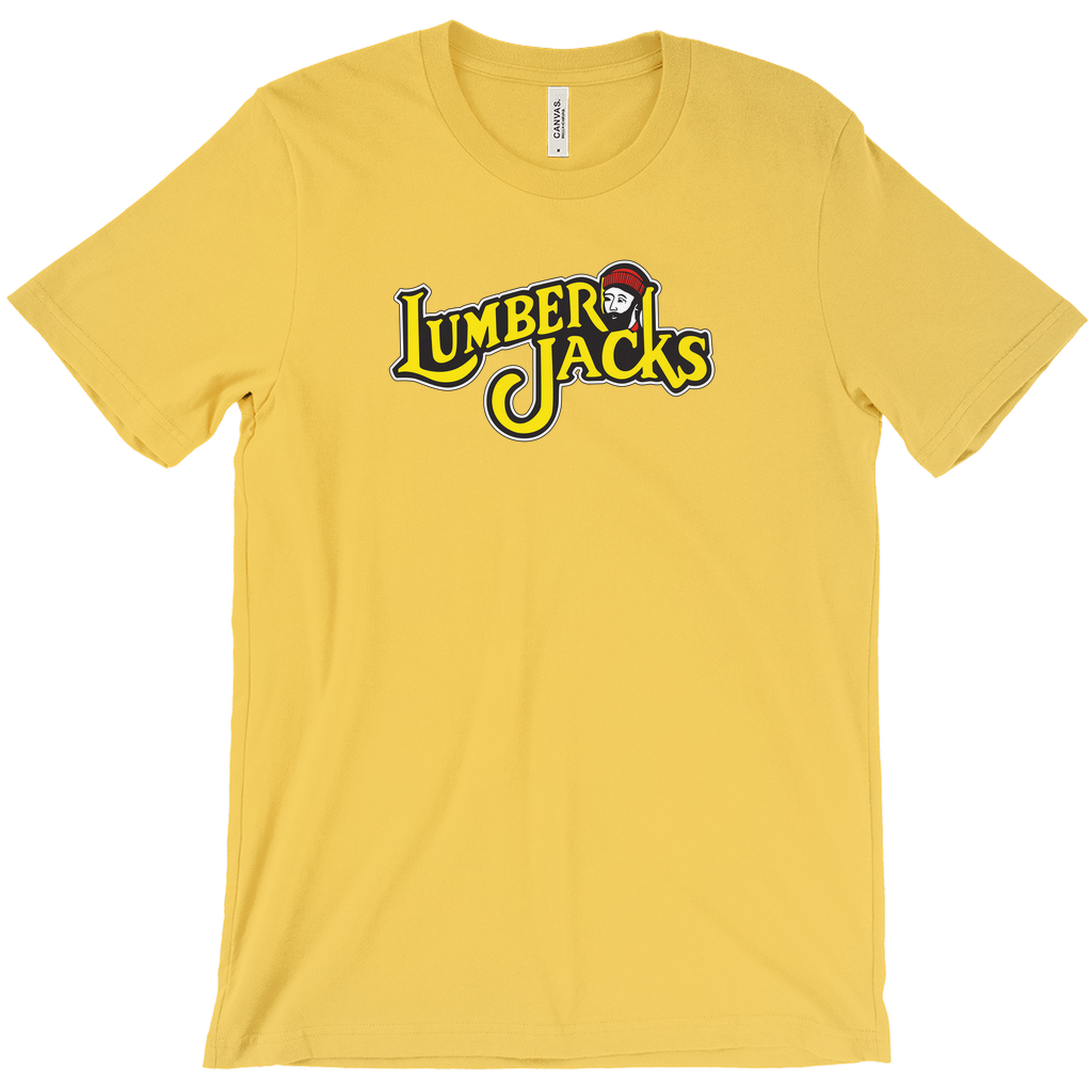 Cleveland Lumberjacks Original Logo T-Shirt yellow Royal Retros