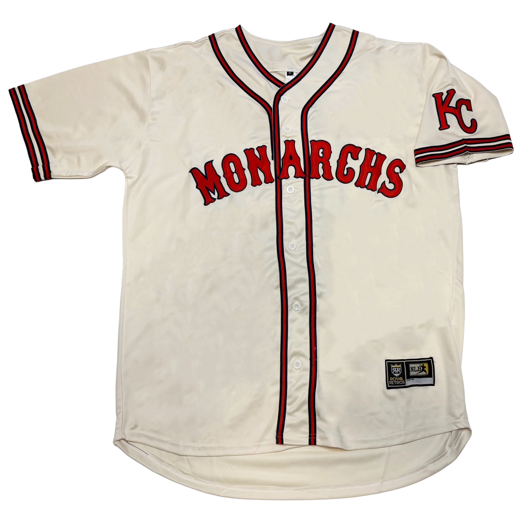 1935 Monarchs NLB Jersey - Small / Cream - Jerseys