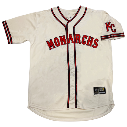 1935 Monarchs NLB Jersey - Small / Cream - Jerseys