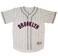 Brooklyn Baseball Jersey - Cream/Pinstripes