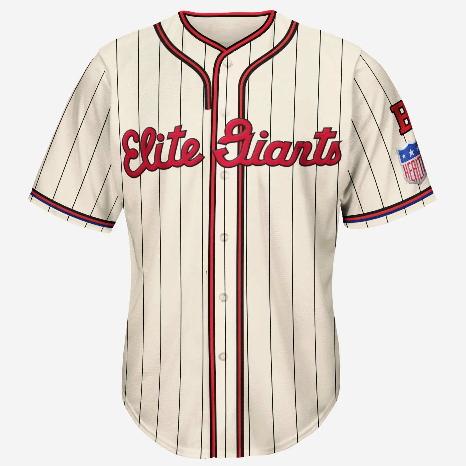 1945 Baltimore Elite Giants cream Negro Leagues jersey with Elite Giants script — Royal Retros