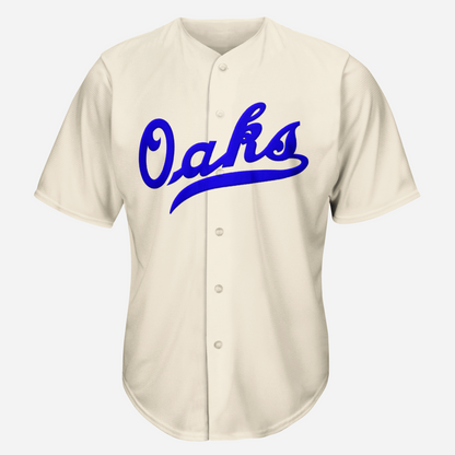 1950 Oakland Oaks Baseball Jersey - Small / Cream - Jerseys