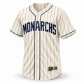 1953 Monarchs NLB Jersey - Cream