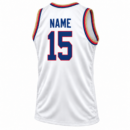 1961 Syracuse Nationals Jersey – White Back – Number 15, NAME – Royal Retros