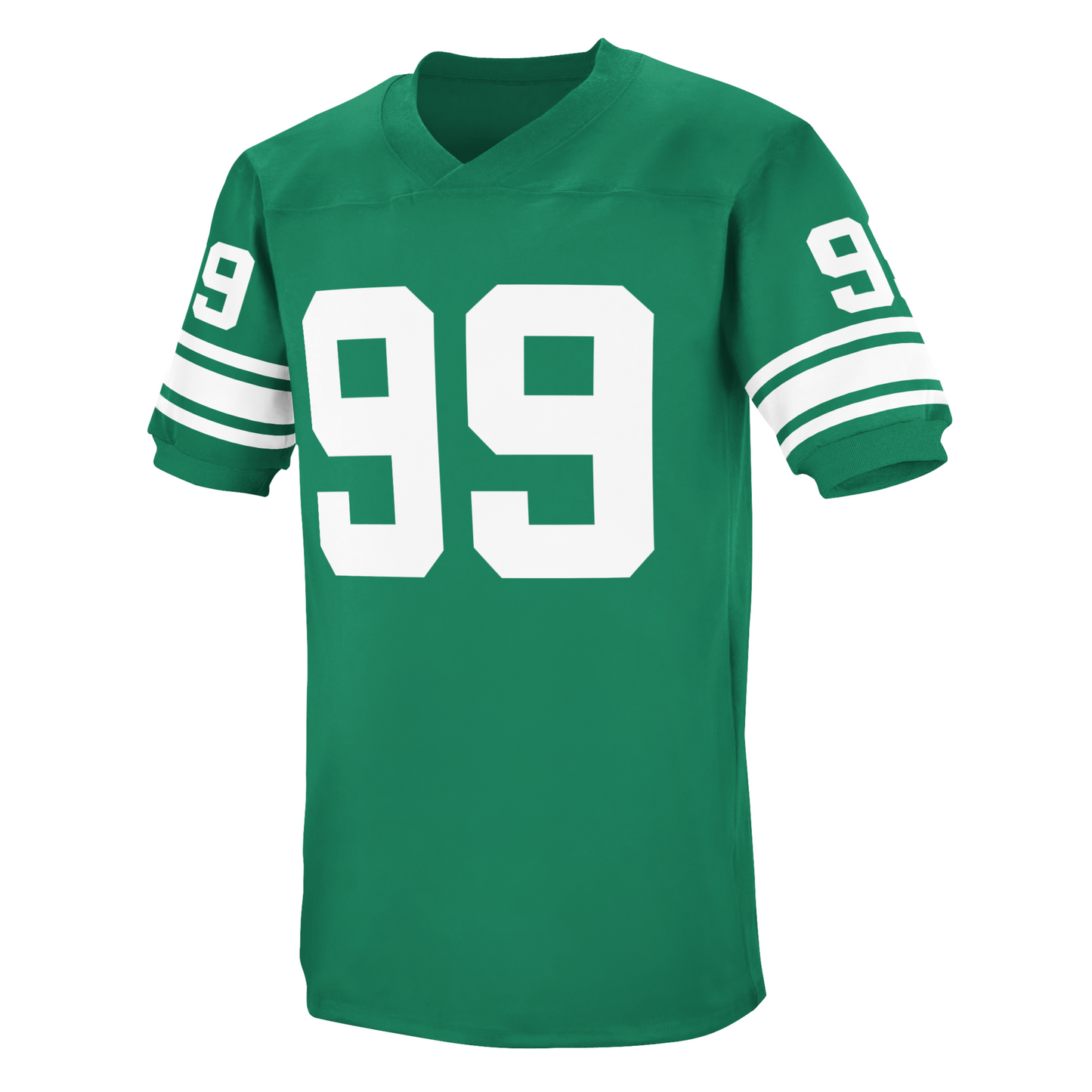 Green and White Football Jersey