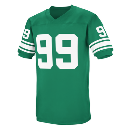 1961 Saskatchewan Roughriders green with white trim and numerals #99 Royal Retros