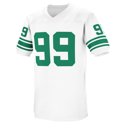 1961 Saskatchewan Roughriders white with green trim #99 Royal Retros