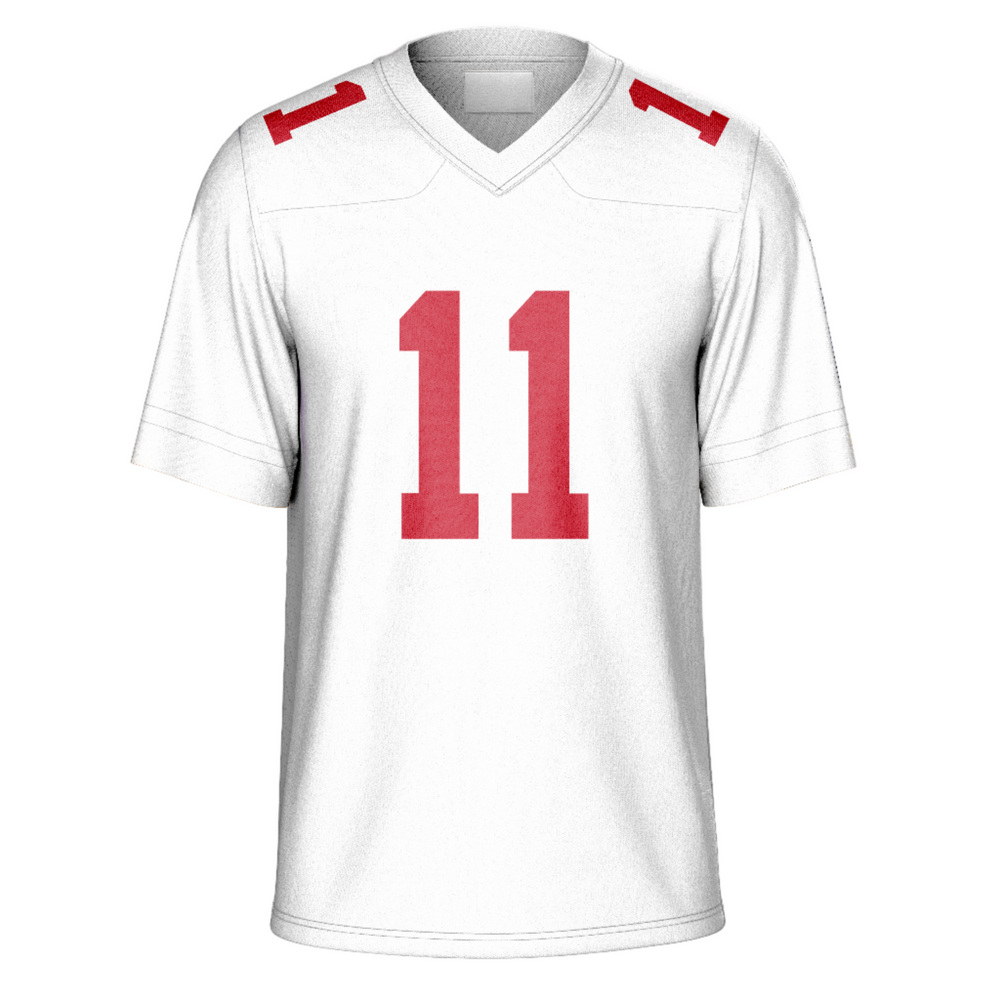 White/Red Numbers