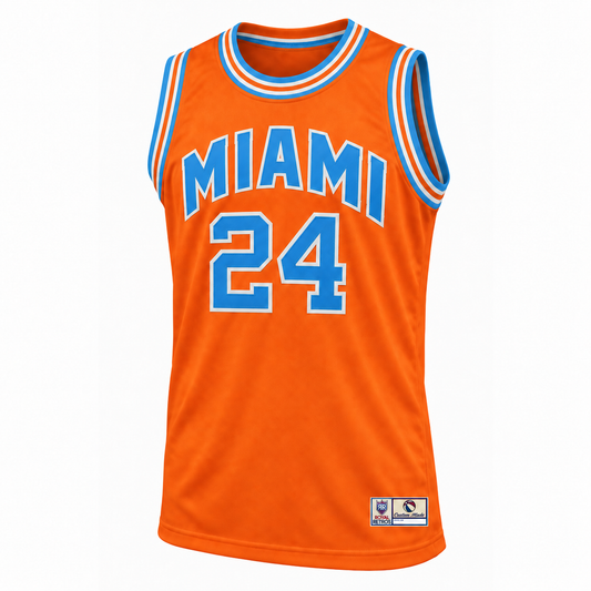 1968-70 Miami Floridians Jersey — Orange front