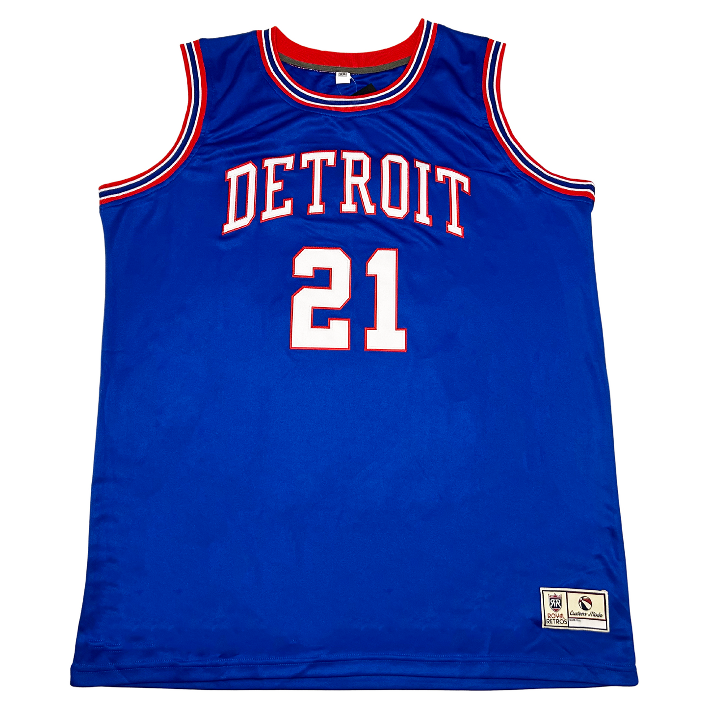Detroit Basketball Jersey - Small / Blue - Jerseys