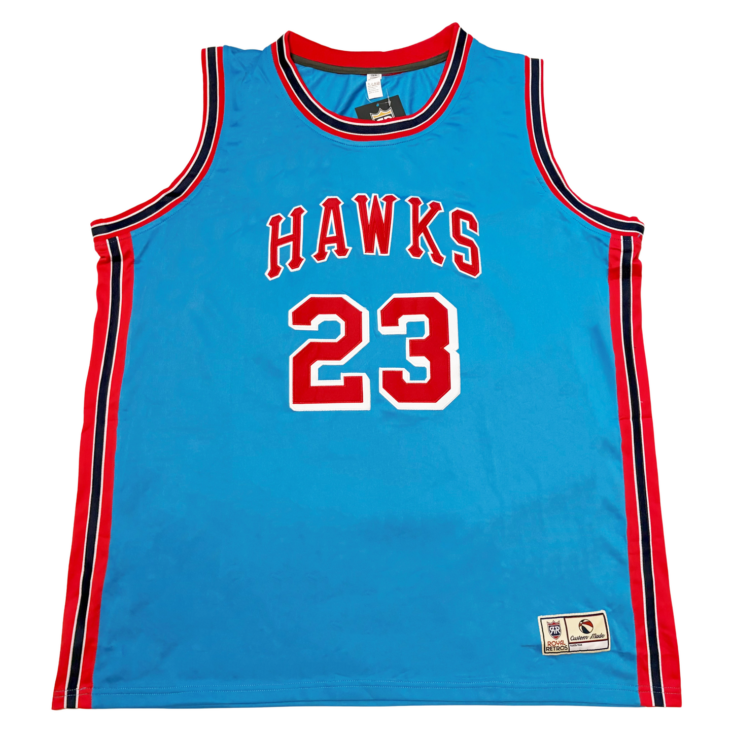 1970 St Louis Hawks Jersey - Small / Blue - Jerseys