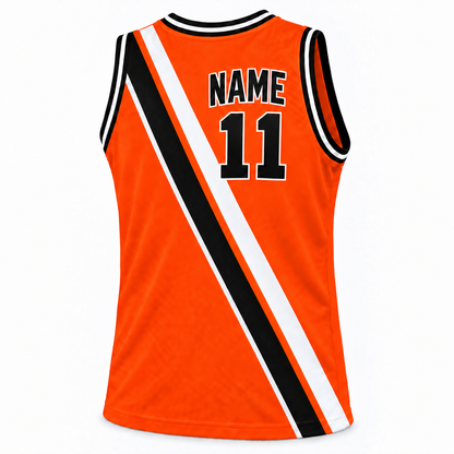 1971 Buffalo Braves Orange — Back (NAME, #11)