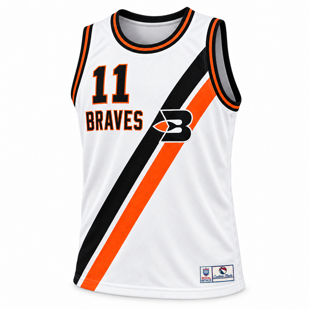 1971 Buffalo Braves White — Front (#11)