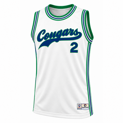1974 Carolina Cougars white jersey front