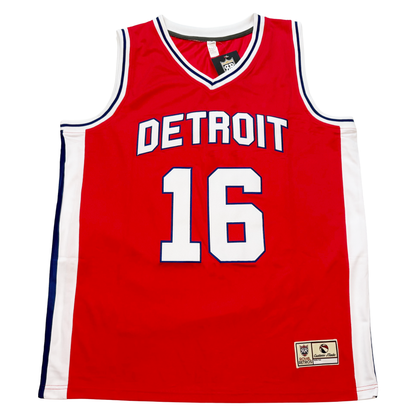 Detroit Basketball Jersey - Small / Red - Jerseys