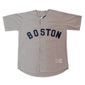 Boston Baseball Jersey - Gray/Navy