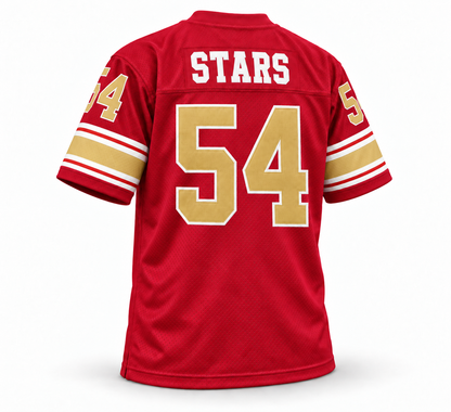 Philadelphia Stars USFL jersey red back STARS number 54