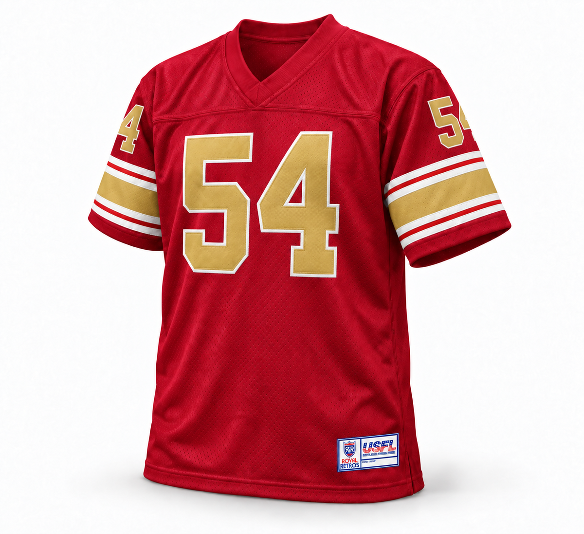 Philadelphia Stars USFL jersey red front number 54