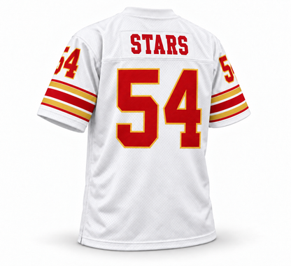 Philadelphia Stars USFL jersey white back STARS number 54