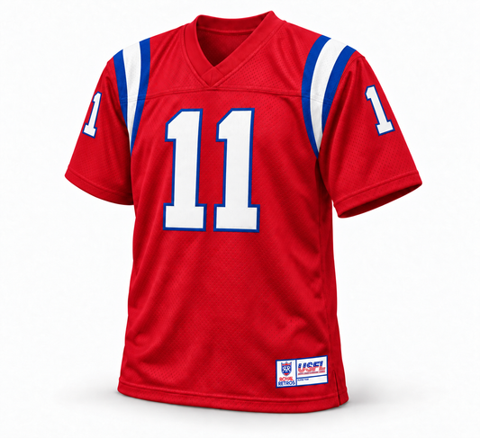 1983 Chicago Blitz USFL jersey — red front