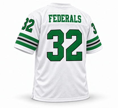 1983 Washington Federals USFL jersey — white back, number 32