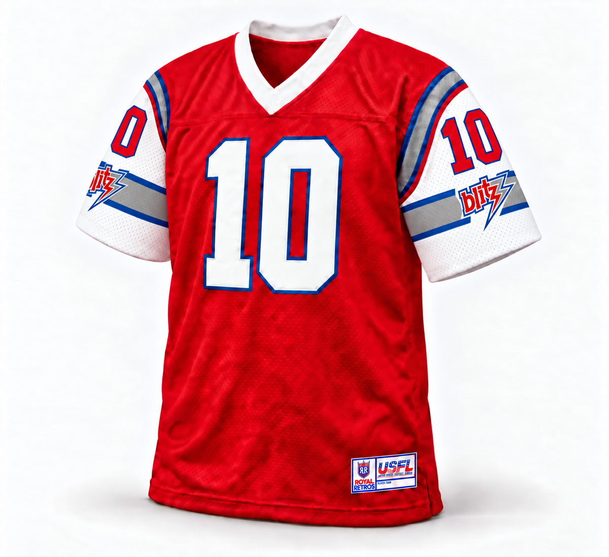 1984 Chicago Blitz USFL jersey — red front