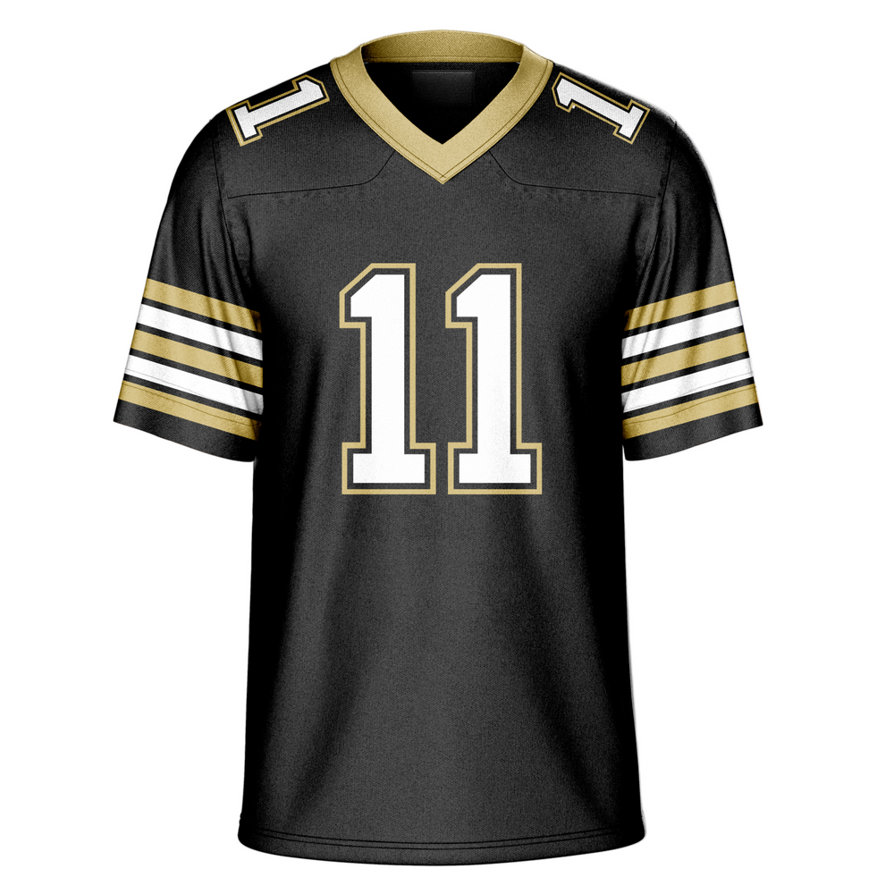 Black (Gold and Black Outlined Number)