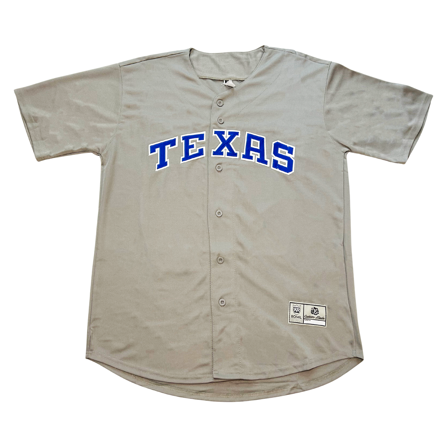 Texas Baseball Jersey - Small / Gray - Jerseys