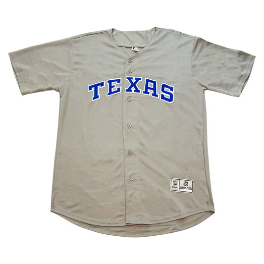 Texas Baseball Jersey - Small / Gray - Jerseys