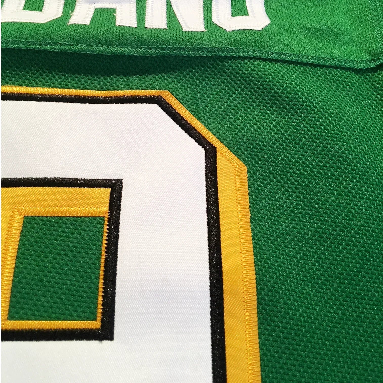 1990s Minnesota North Stars jersey back number close-up — Royal Retros