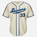 2009 Portland Beavers Jersey - Cream
