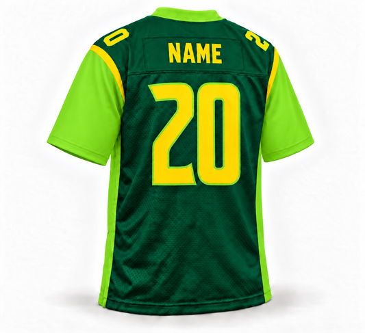 2020 Tampa Bay Vipers green jersey back number 20 studio mockup
