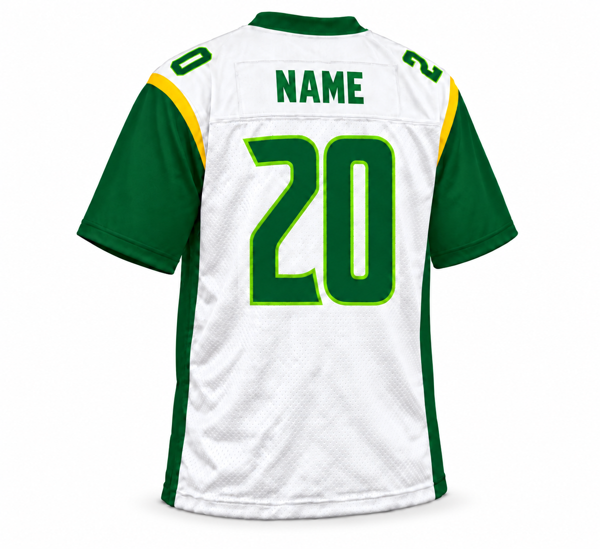 2020 Tampa Bay Vipers white jersey back number 20 studio mockup