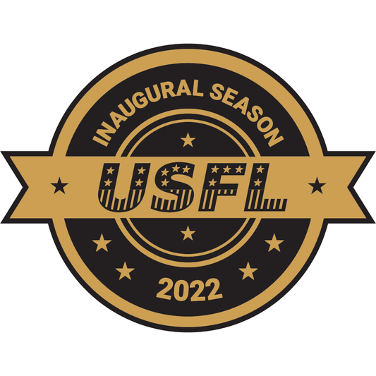 USFL Inaugural Season Patch For Jersey - 2022 - Embroidered Patches