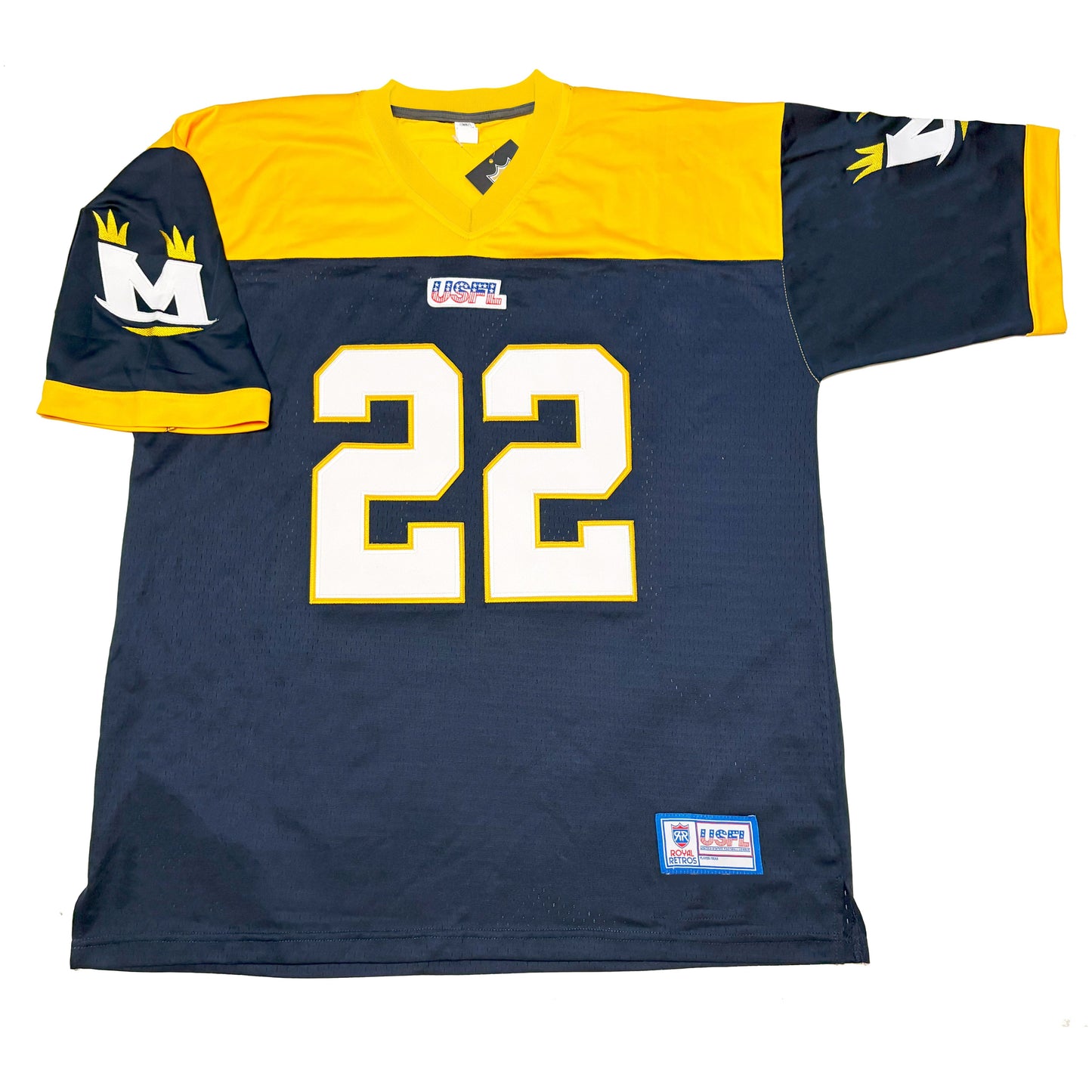 2023 Memphis Showboats USFL Jersey - Small / Navy - Jerseys