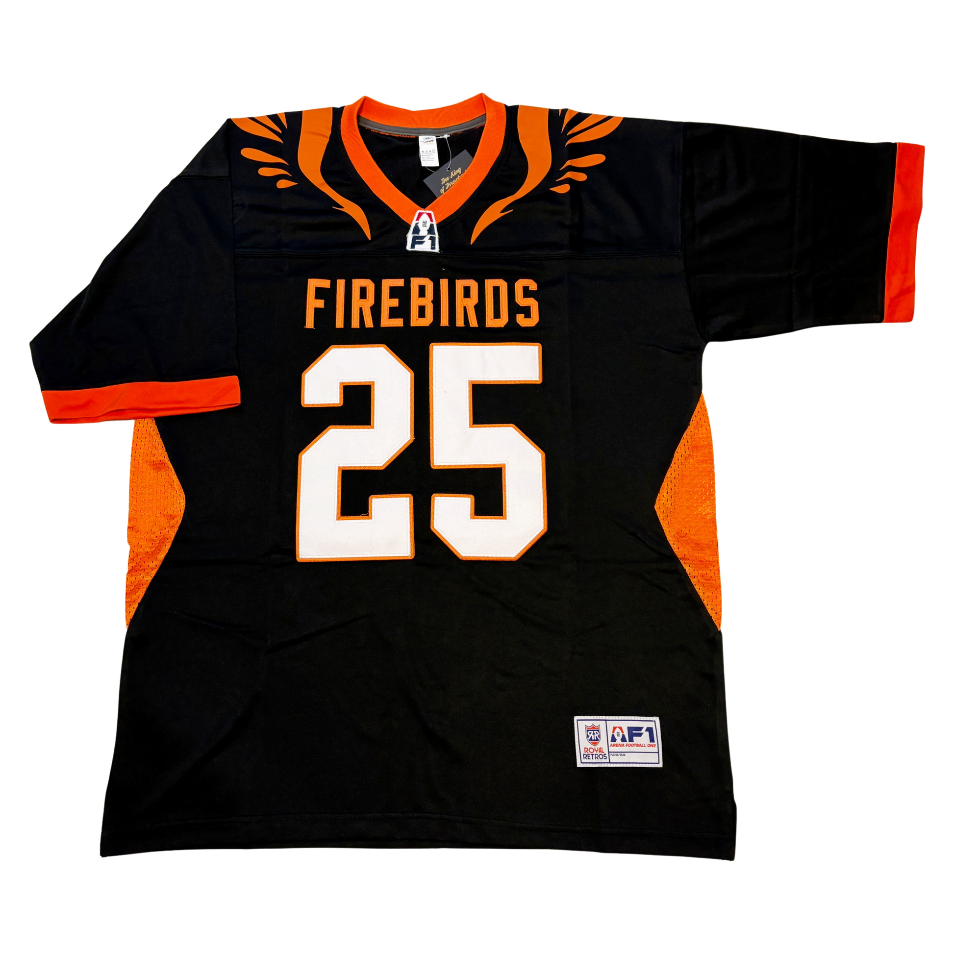 Albany Firebirds AF1 Jersey - Small / Black - Jerseys