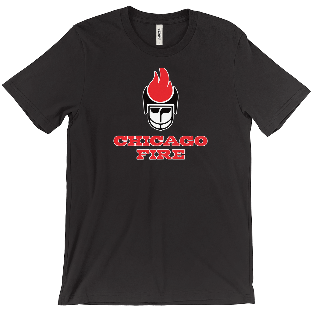 Chicago Fire World Football League T-shirt black Royal Retros