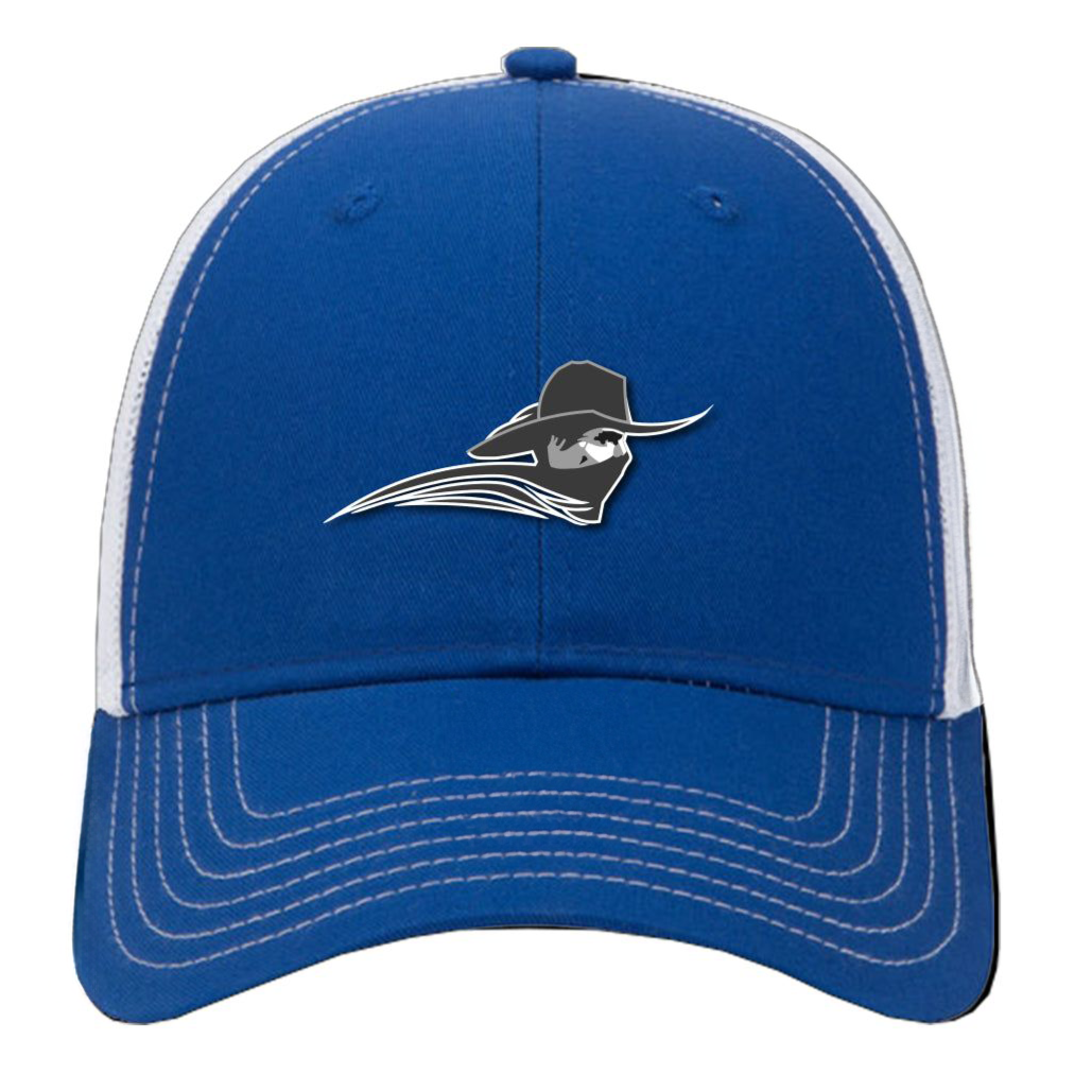 Billings Outlaws Trucker Cap - Royal/Royal/White / One Size - Hats